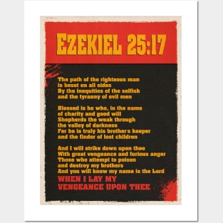 Ezekiel 25:17 Posters and Art